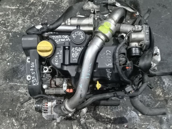 Двигатель K9KN764 Renault Clio 3 1.5 Дизель
